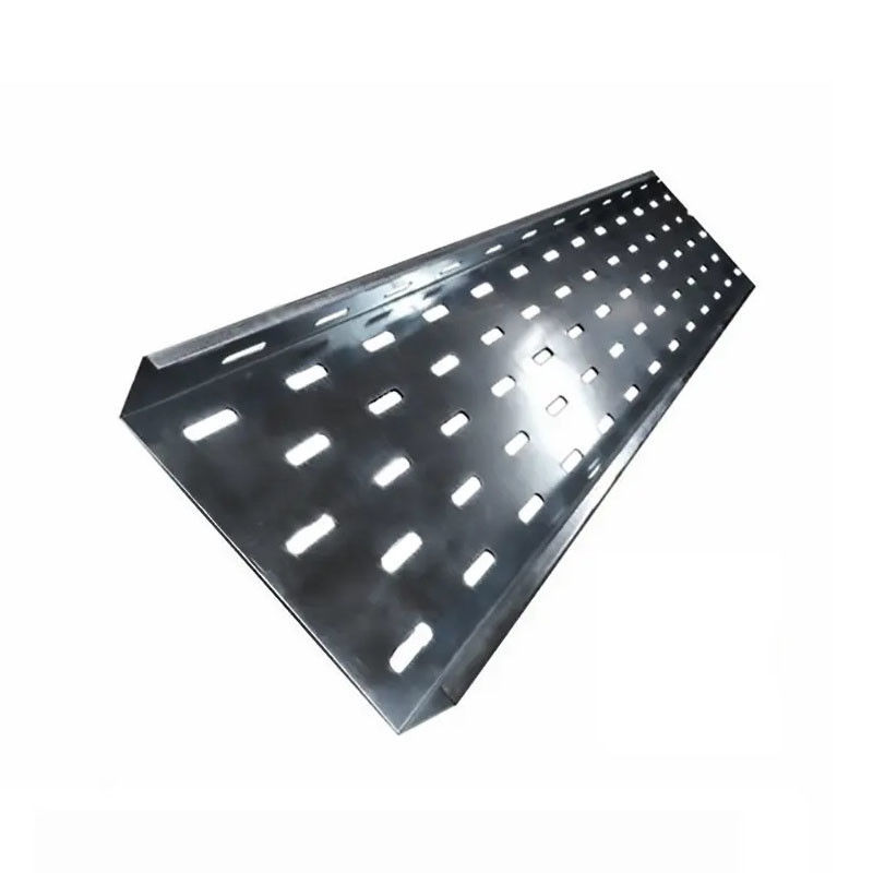 Plateau de câbles en aluminium recouvert de poudre Forme rectangulaire Installation facile à un coût abordable