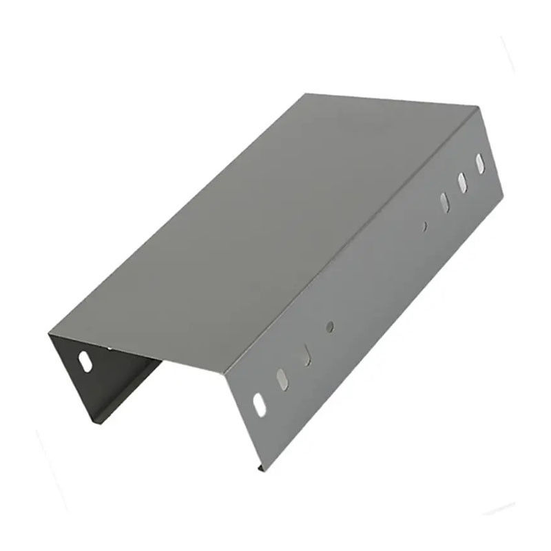Plateau de câbles électriques industriels en argent ISO 9001 monté sur le mur avec poids / capacité de charge personnalisable