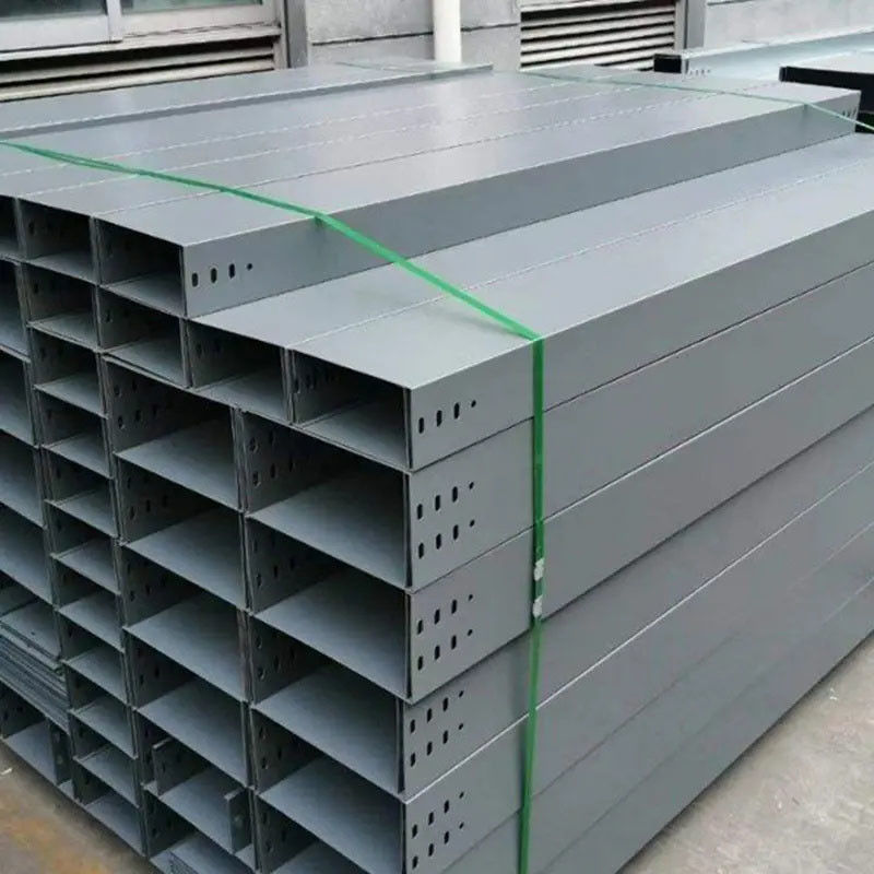 Plateau de câbles en acier personnalisable avec finition galvanisée résistante à la corrosion Certification ISO 9001