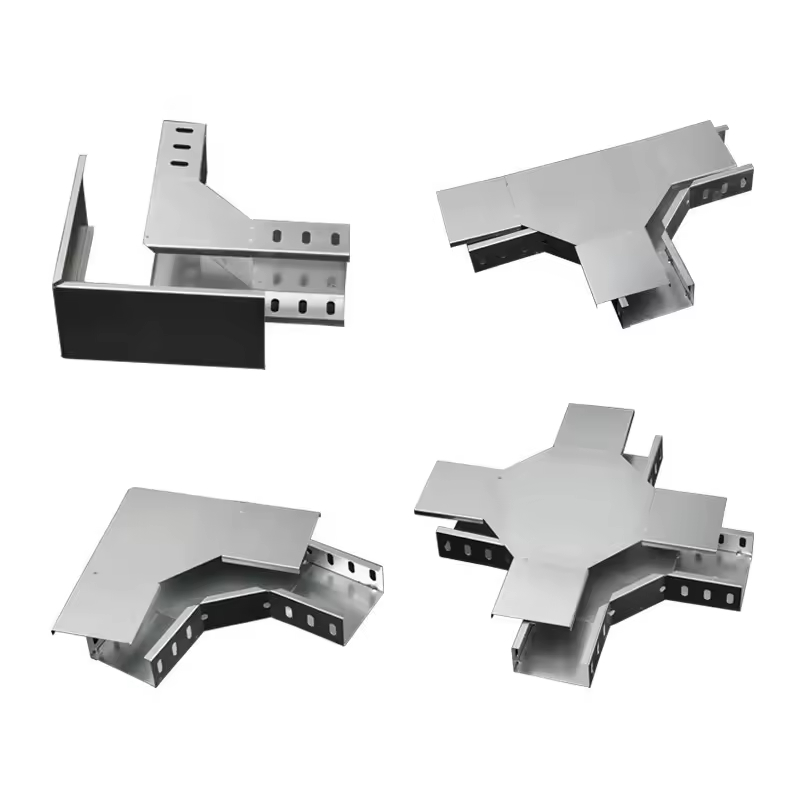 Plateau de câbles galvanisés certifié ISO9001 avec fond solide et perforé et roulement élevé pour une gestion sécurisée des câbles