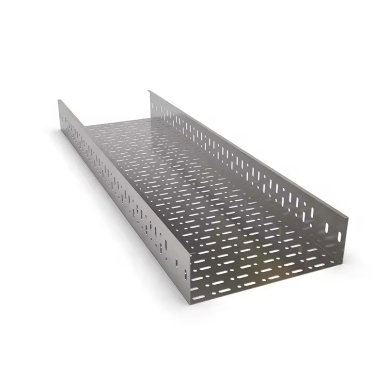 Chemin de câbles en acier galvanisé certifié ISO9001 pour usage industriel et commercial avec construction en alliage d'aluminium